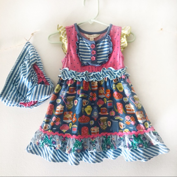 SOLD 🥰 Matilda Jane} tea & cakes dress - Picture 1 of 8